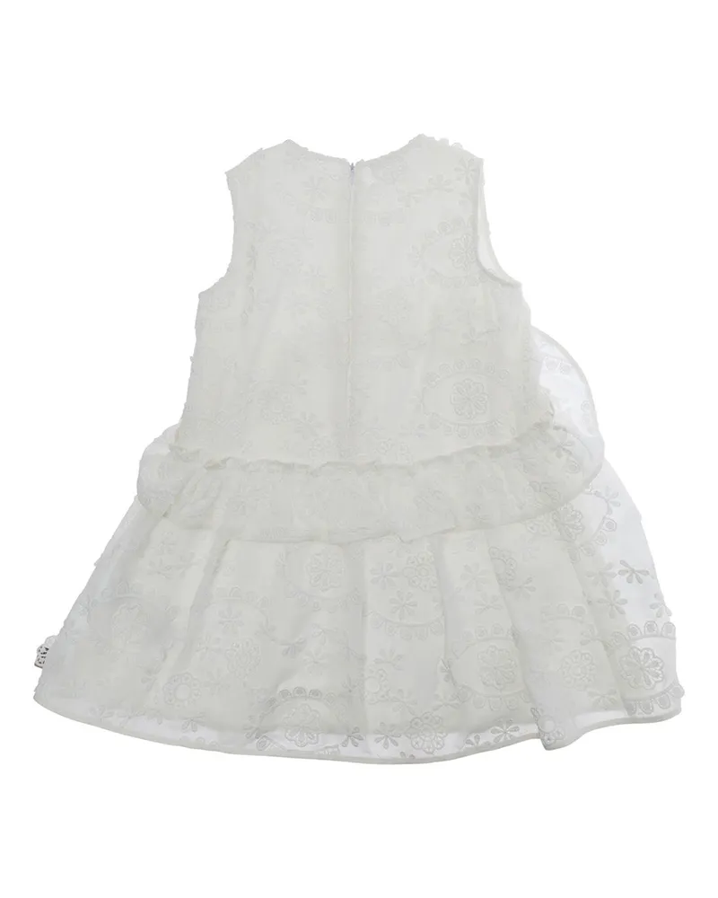 N° 21 Girls Dress White Polyester White