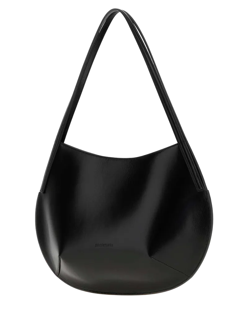 Jil Sander Kante Shoulder Bag — Black Black
