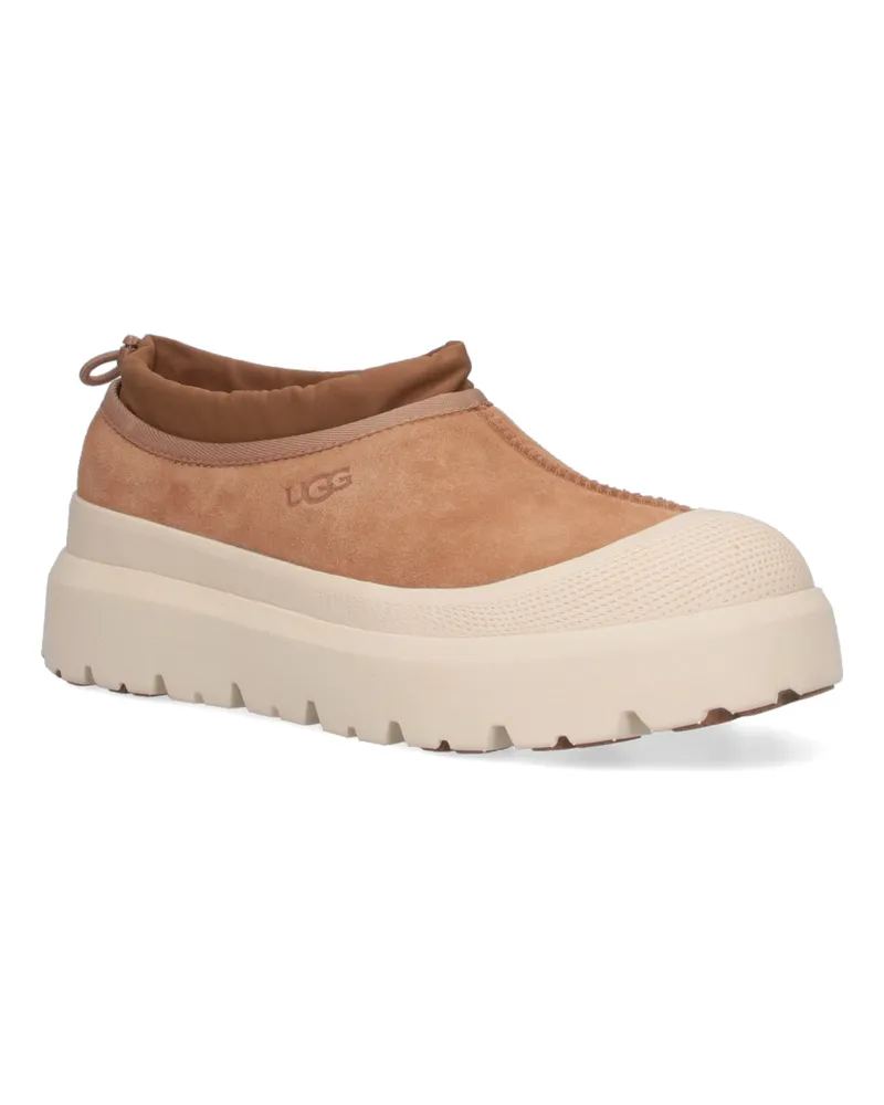 UGG Men's Padded Suede Slip-On Flat Tan Leather Tan