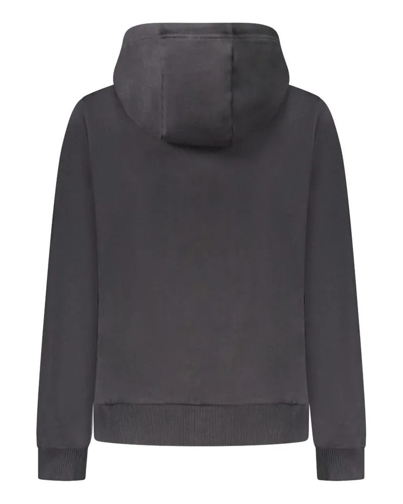 Napapijri Cotton-Blend Hoodie — Black Black