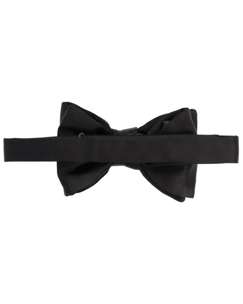 Tom Ford Silk Bow Tie — Black Black