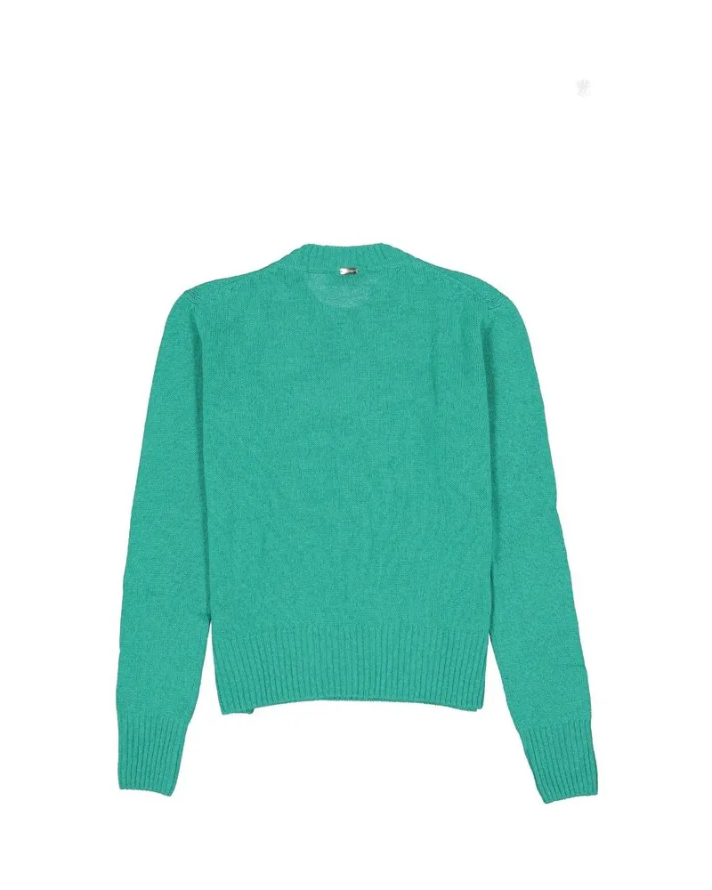 Herno Women's Bicolor Cashmere Sweater Clothing Green