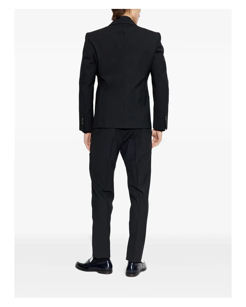 Dsquared2 Virgin Wool Pant Suit — Black Black