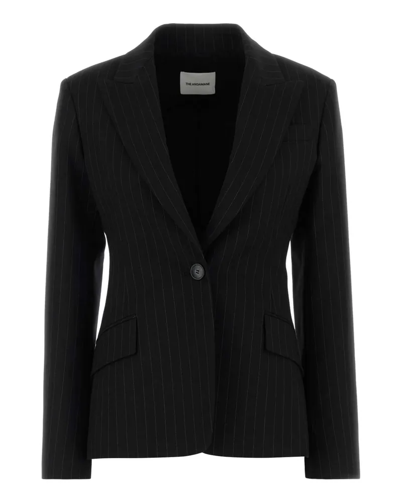 ANDAMANE Fitted Blazer — Black Black