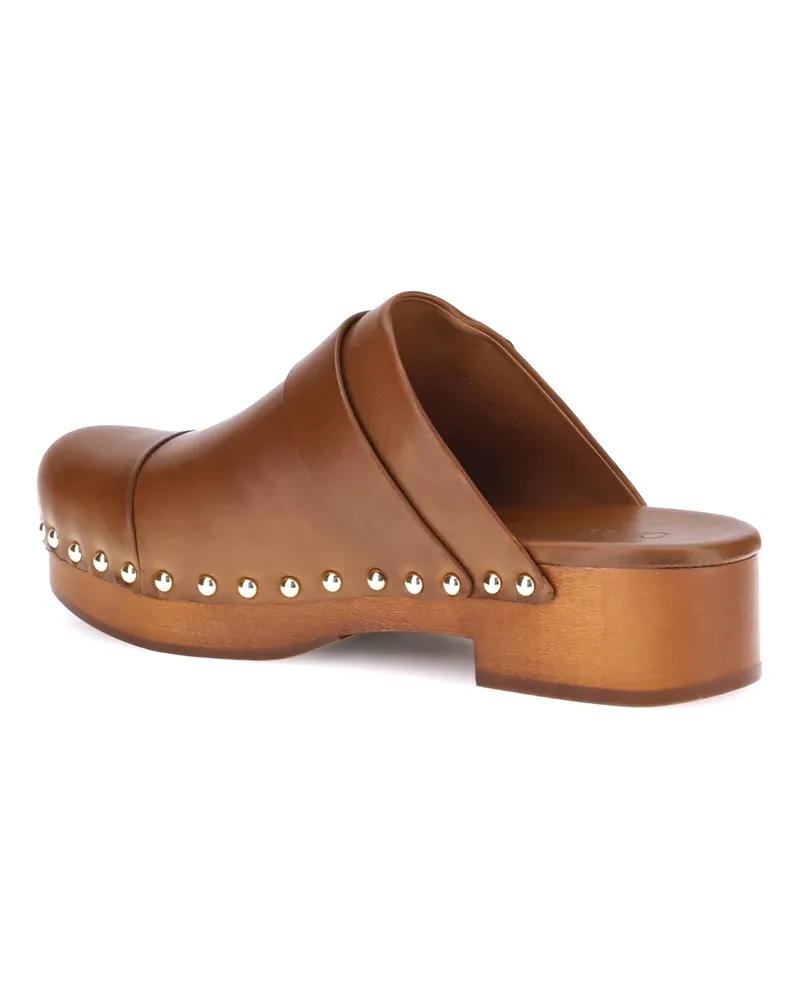 Chloé Women's Mules Jeannette Ginger Brown Sandal Brown