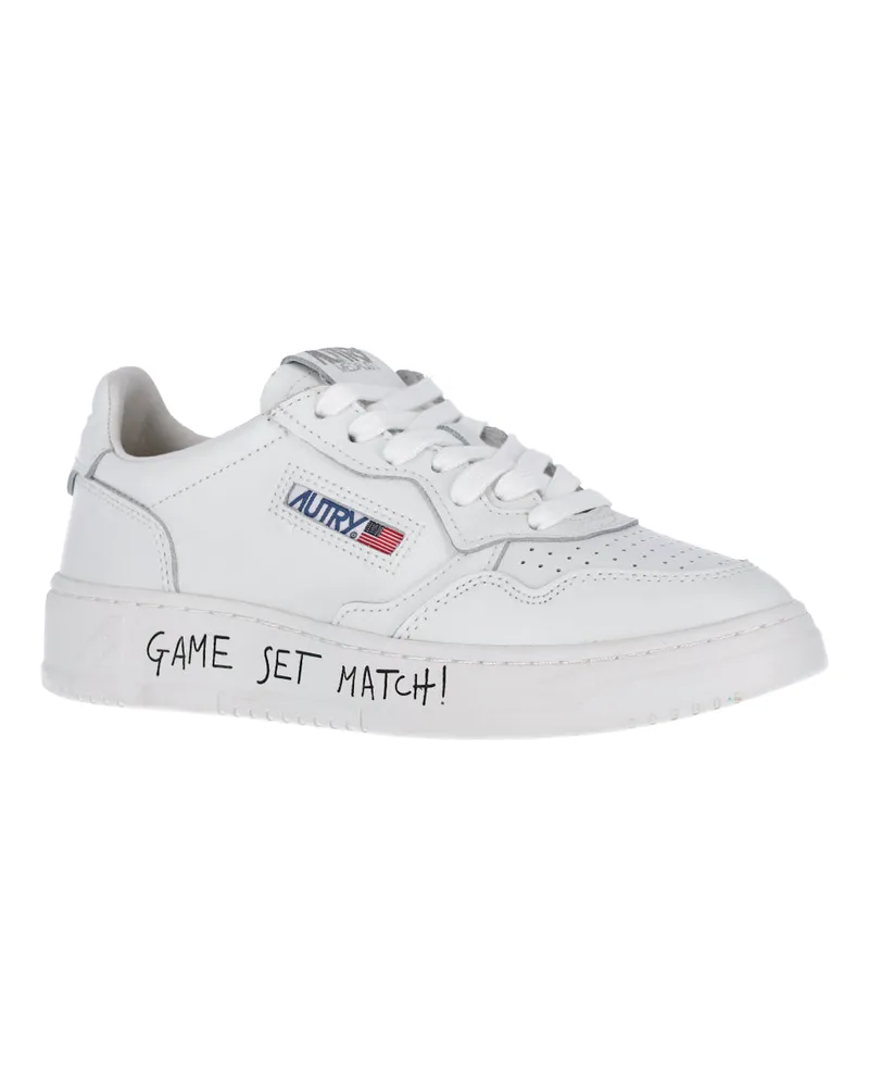AUTRY Women's Sneakers White Upper: Cow Leather White