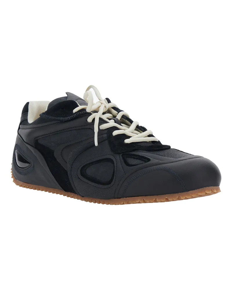 Axel Arigato Men's Sneakers Slow Runner Black Leather-Suede Trainers Black