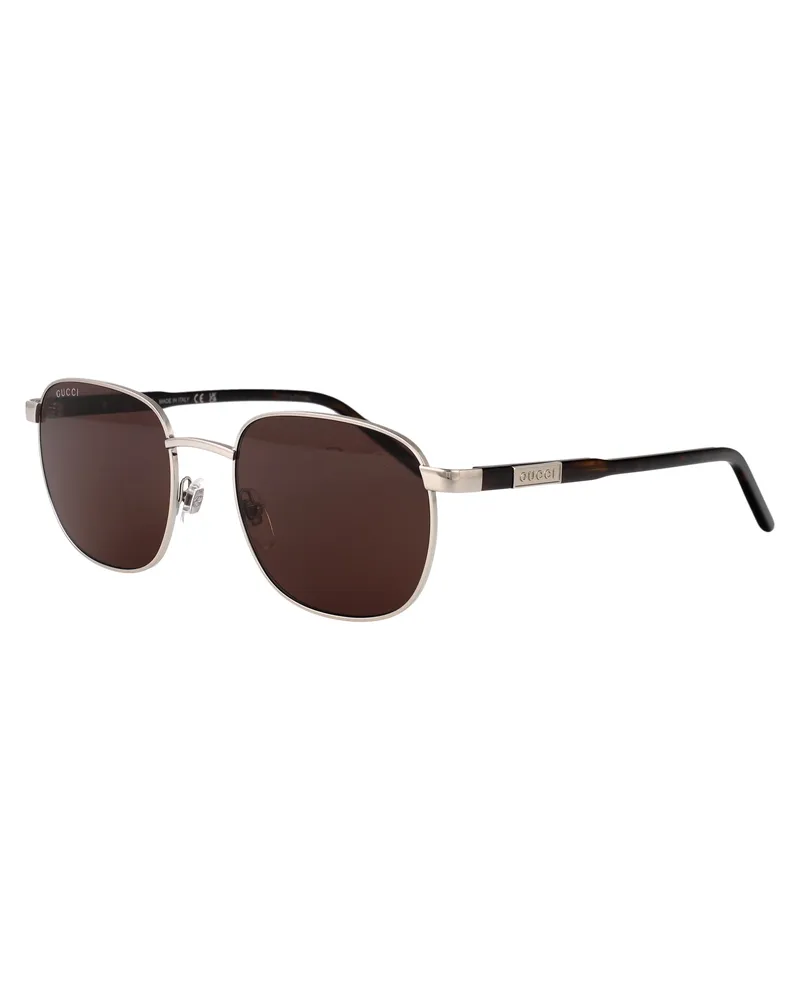 Gucci GG1799S Silver Metal Sunglasses — Silver Silver