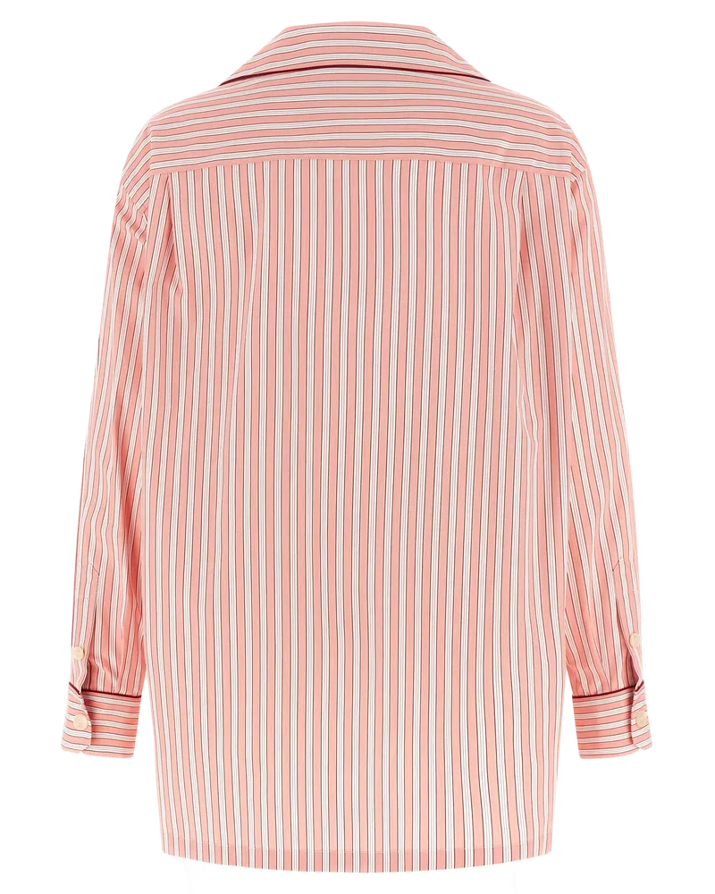Dolce & Gabbana Women's Multicolor Cotton Blouse Pink