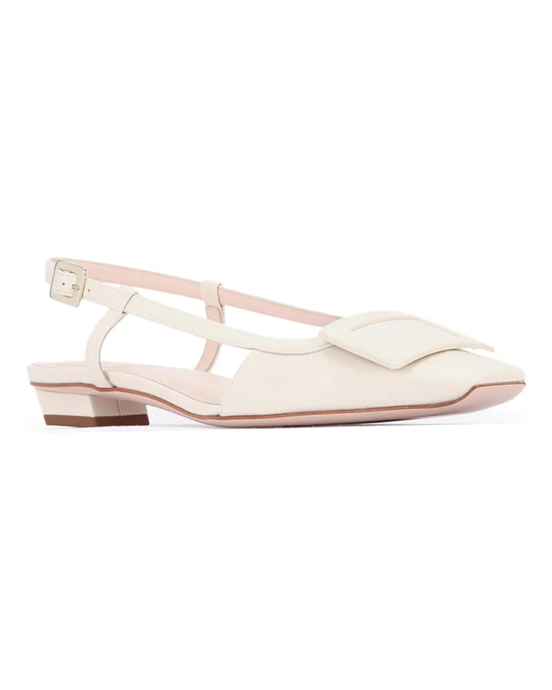 Roger Vivier Cire Leather - Sole: Calf Scarpe Con Tacco / High Heel Shoes Beige