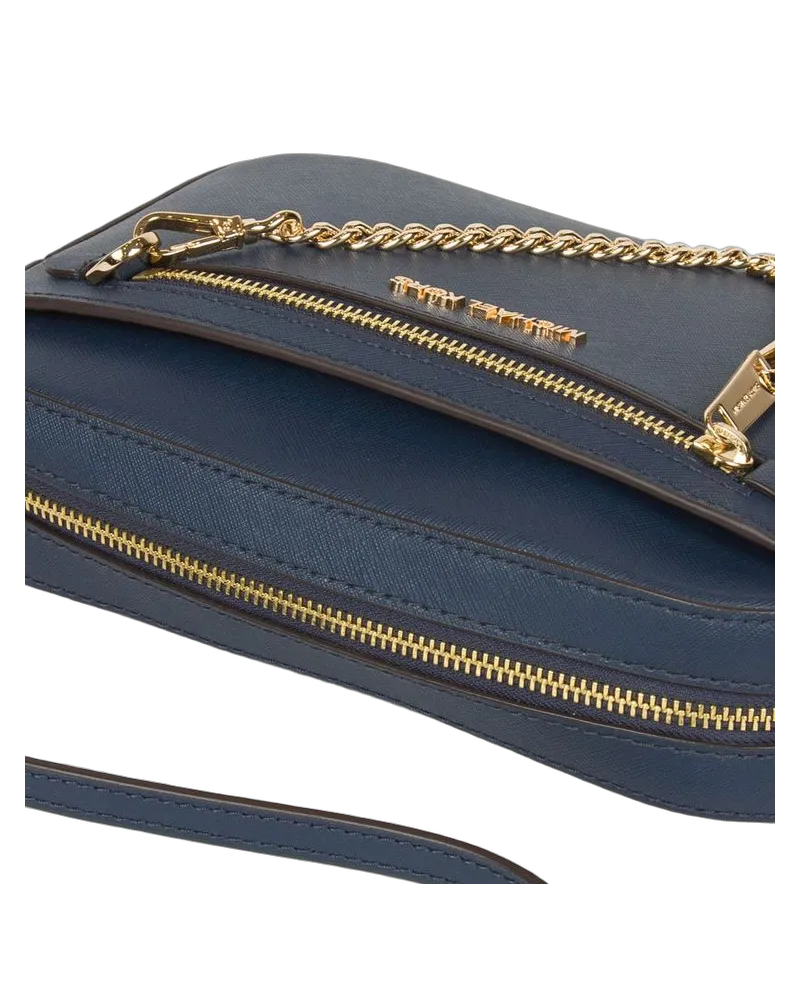 Michael Kors Women's Crossbody Bag Navy Leather Crossbody-bags Navy