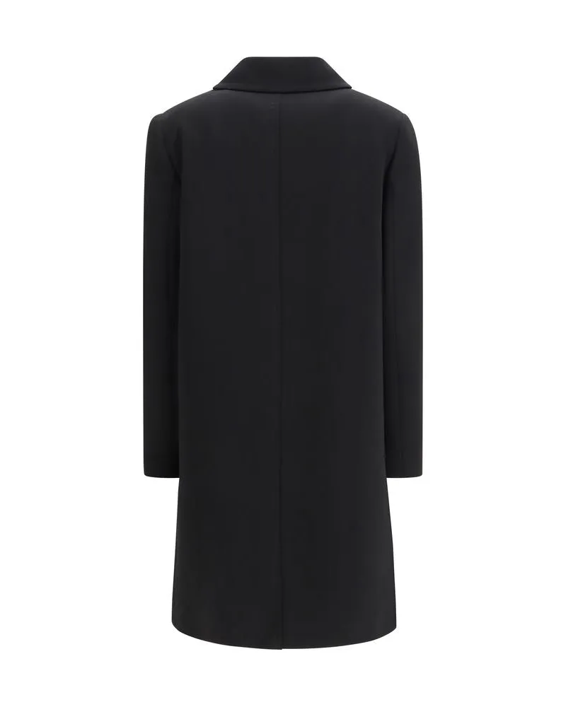 Max Mara Racconto Coat — Black Black