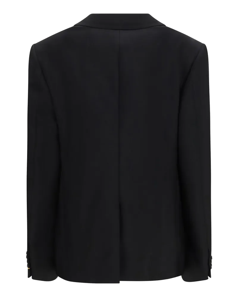 Fendi Women's Kid Mohair Blazer Nero Jacket Black