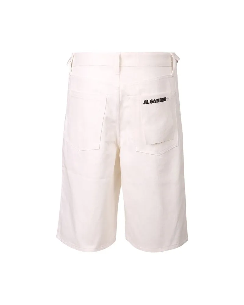 Jil Sander Men's White Cotton Knee Length Clothing White
