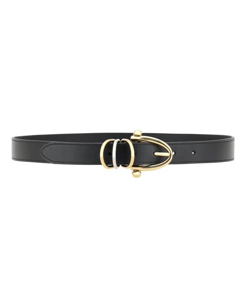 Chloé Women's Leather Bracelet Belt Black Calf Bos Taurus E Braces Black