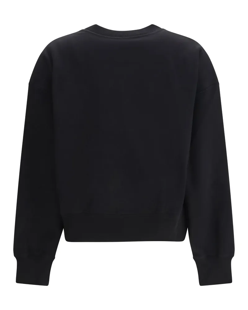 Gucci Women's Brushed Cotton Jersey Sweatshirt Black-Mix Sweatshirts Black/mix Sweater Black