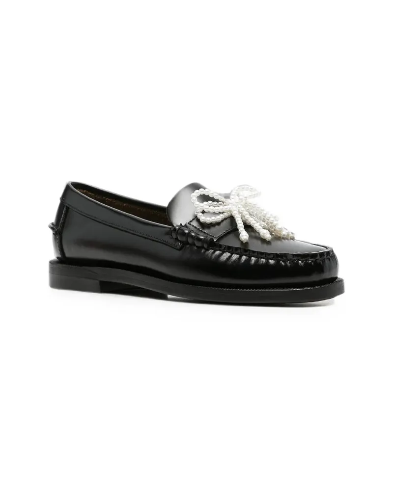Sebago Dan Pearls Loafer — Black Black