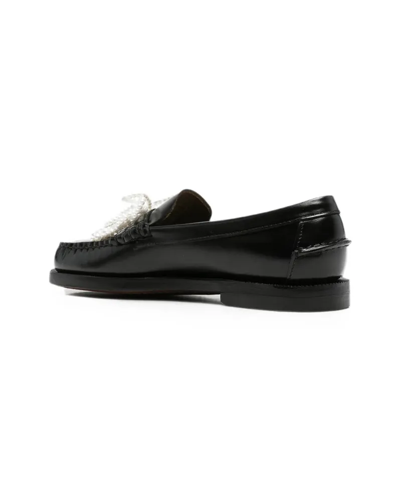 Sebago Dan Pearls Loafer — Black Black