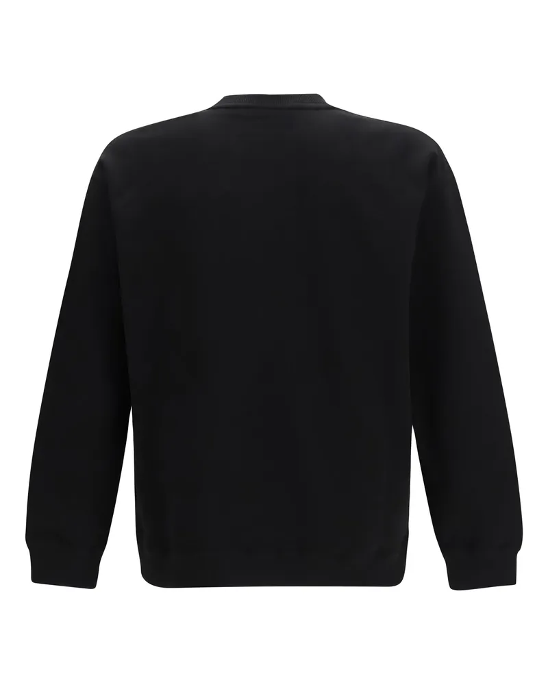 Valentino Garavani Men's Sweatshirt Panther Black-Red Cotton Sweatshirts Black/red Sweater Black