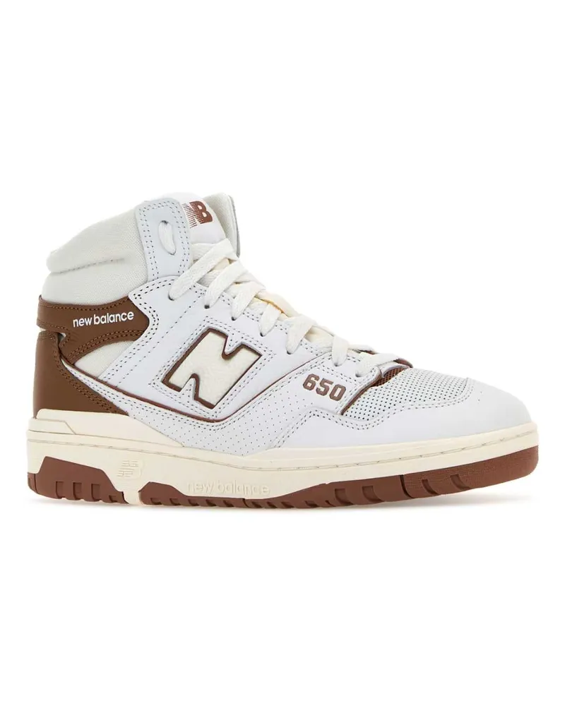New Balance Men's Two-Tone Leather 650 Sneakers Whibrimar White