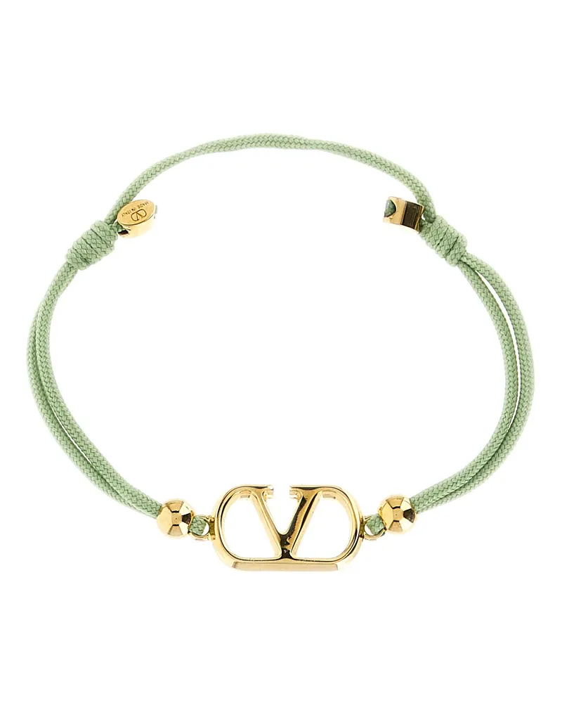 Valentino Garavani Women's Bicolor Polyester Bracelet Green
