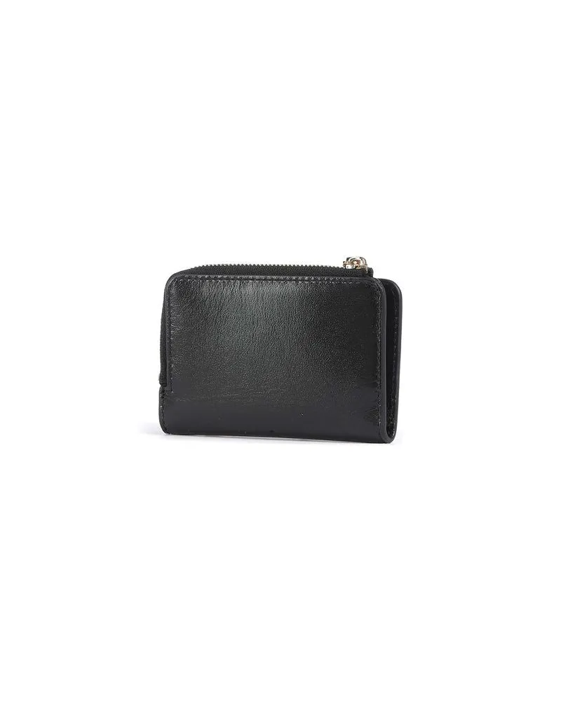 Coccinelle Women's Card Holder Black Cowhide Bags - Card-Holders Black