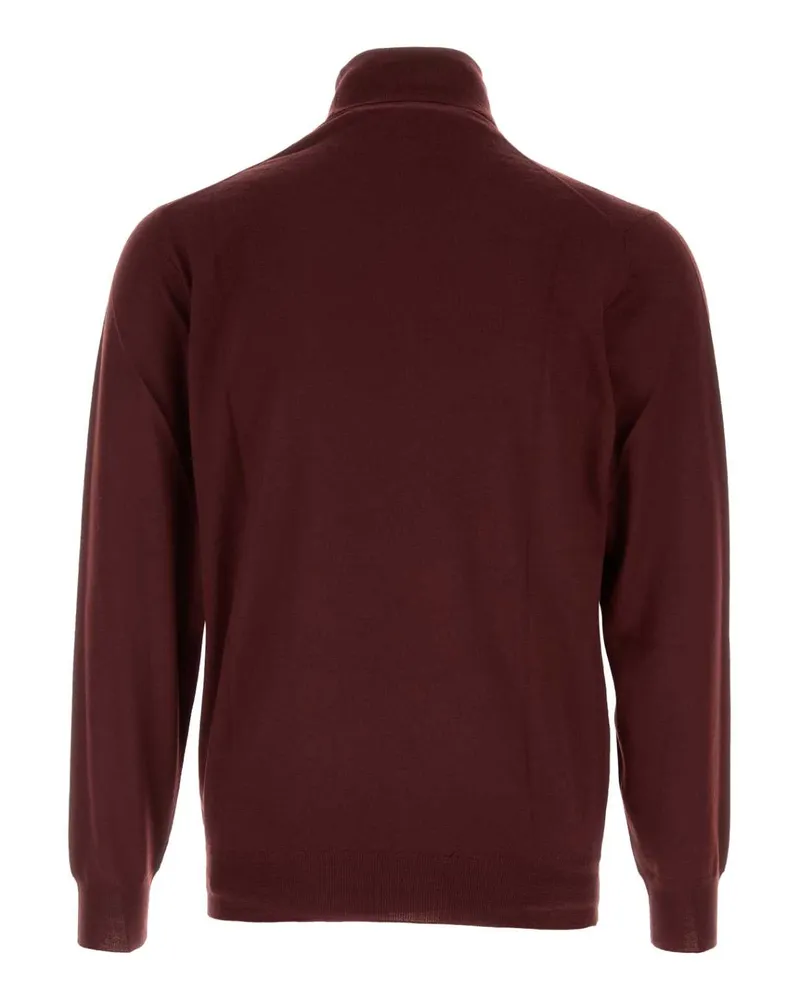 Fedeli Sweater — Burgundy Burgundy