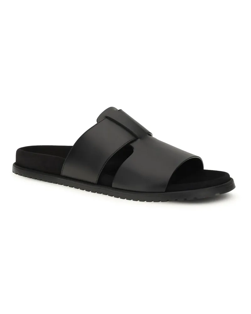 Dolce & Gabbana Men's Leather Sandals Nero Black
