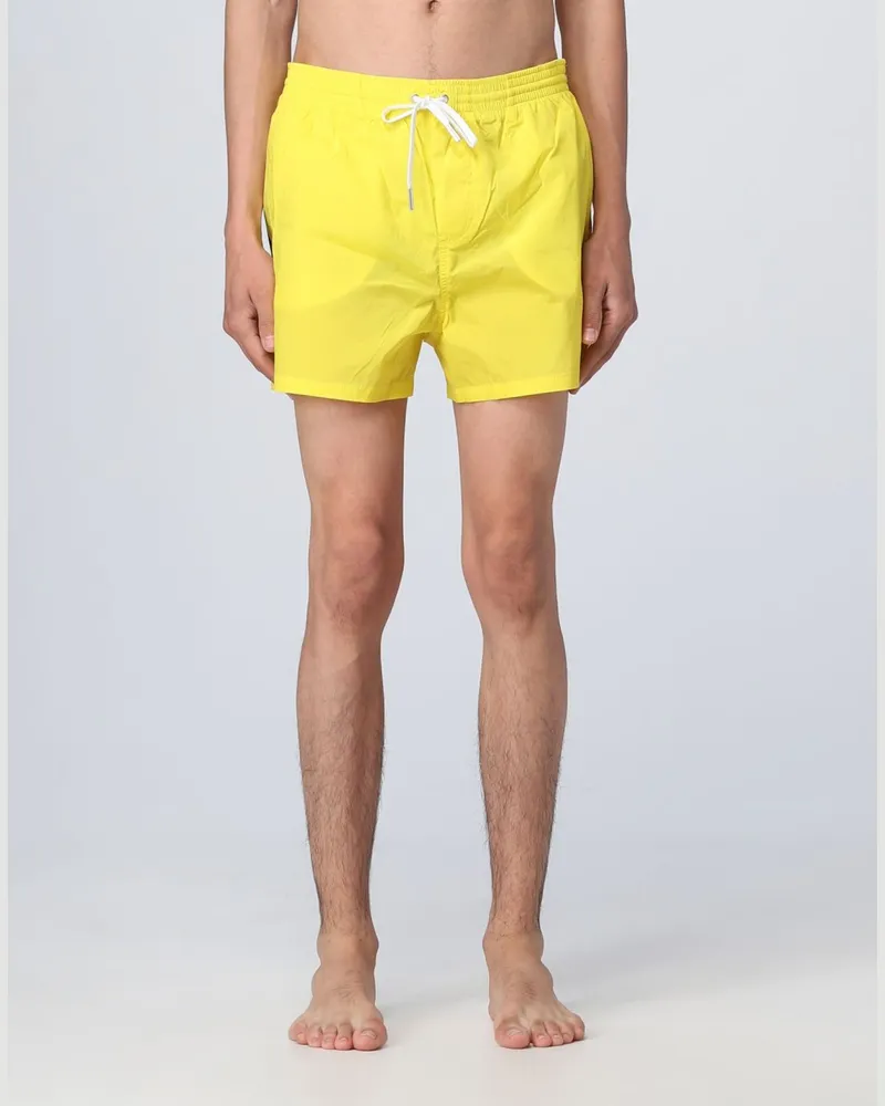Dsquared2 Men's Icon Logo Swim Shorts Yellow Clothing > Beachwear Yellow