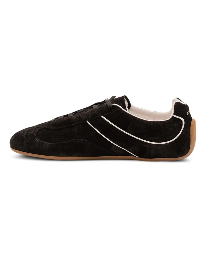 Tom Ford Suede Sneakers — Black Black