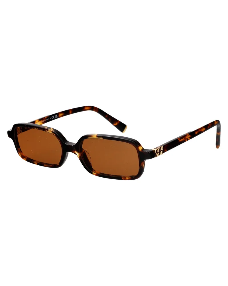 Miu Miu Women's Acetate Sunglasses Havana Honey Brown
