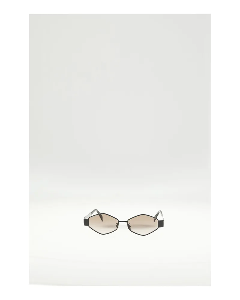 Celine Women's Sunglasses Triomphe Metal 02 Black-Gradient Brown Black/gradient Black