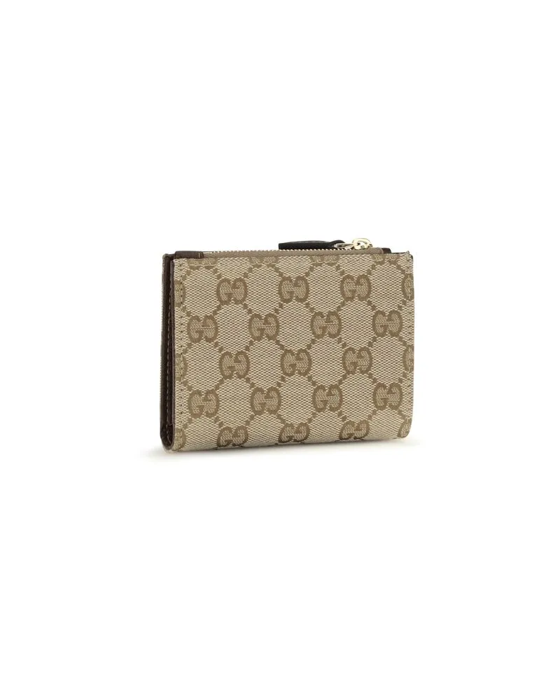 Gucci GG Canvas Wallet — Brown Brown