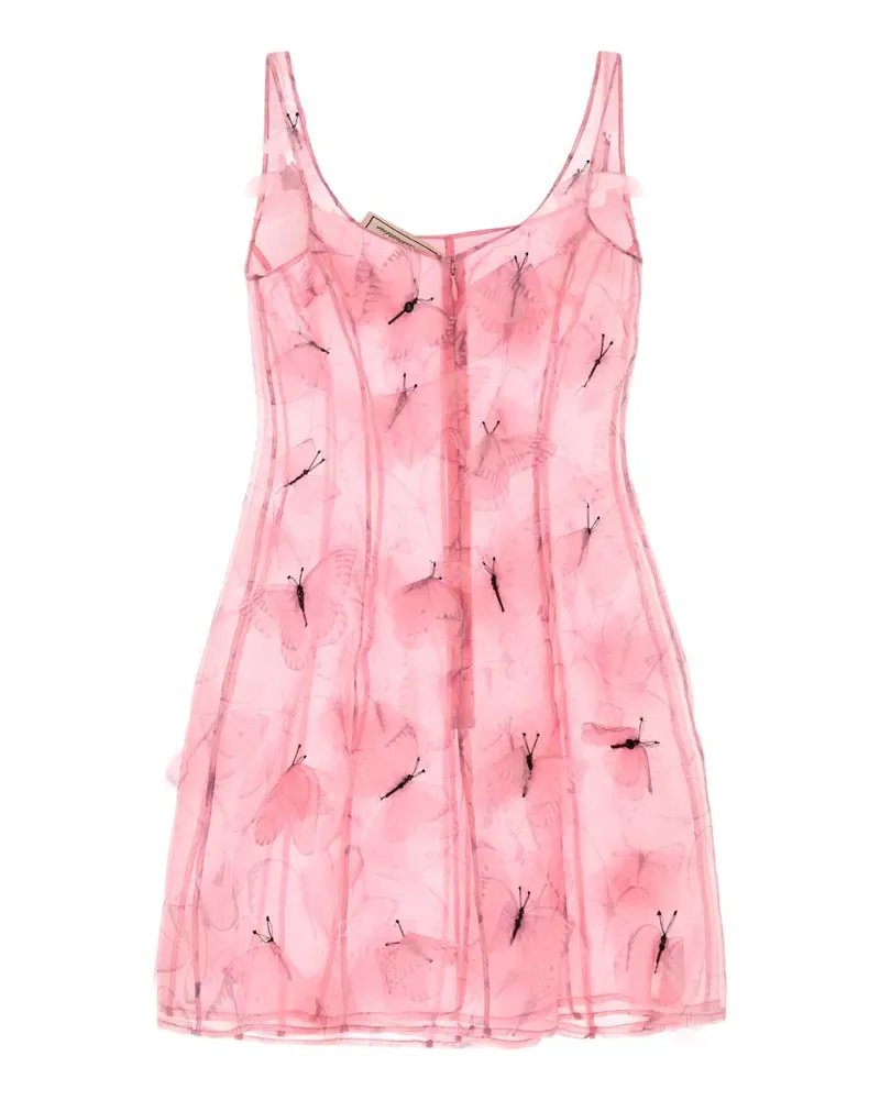 Blumarine Redblack Exterior: Silk Lining: Abiti Dress Pink