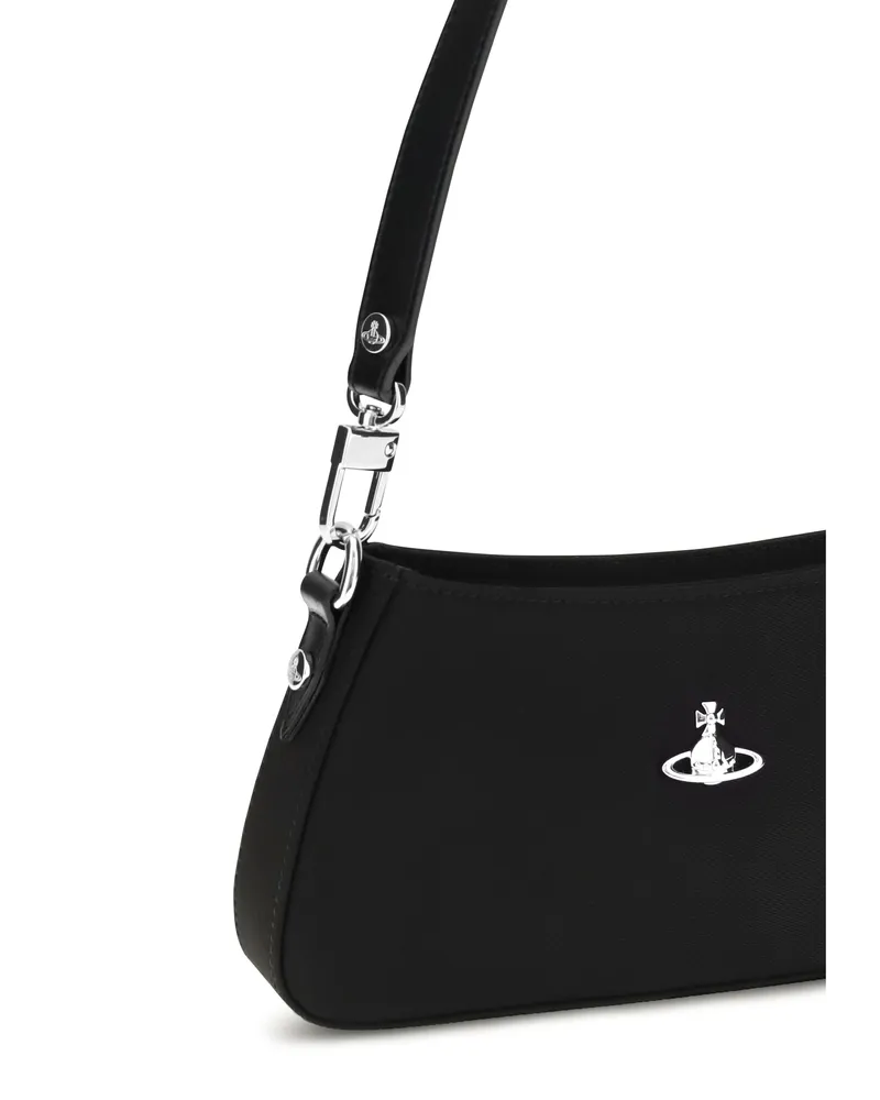 Vivienne Westwood Women's Phone Shoulder Bag Tasha Black Polyester Cases & Technology Black