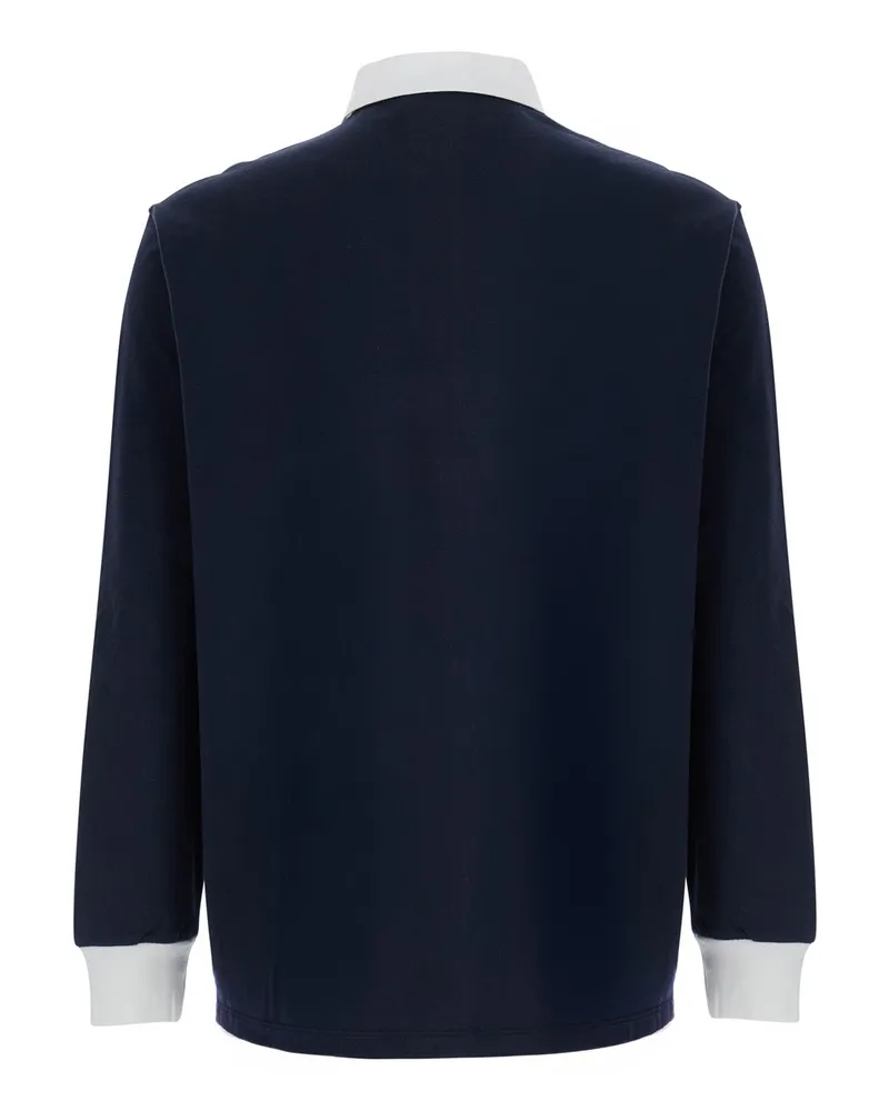 Drôle de Monsieur Men's T-Shirt Round Neck Blue T-Shirts And Polos Navy