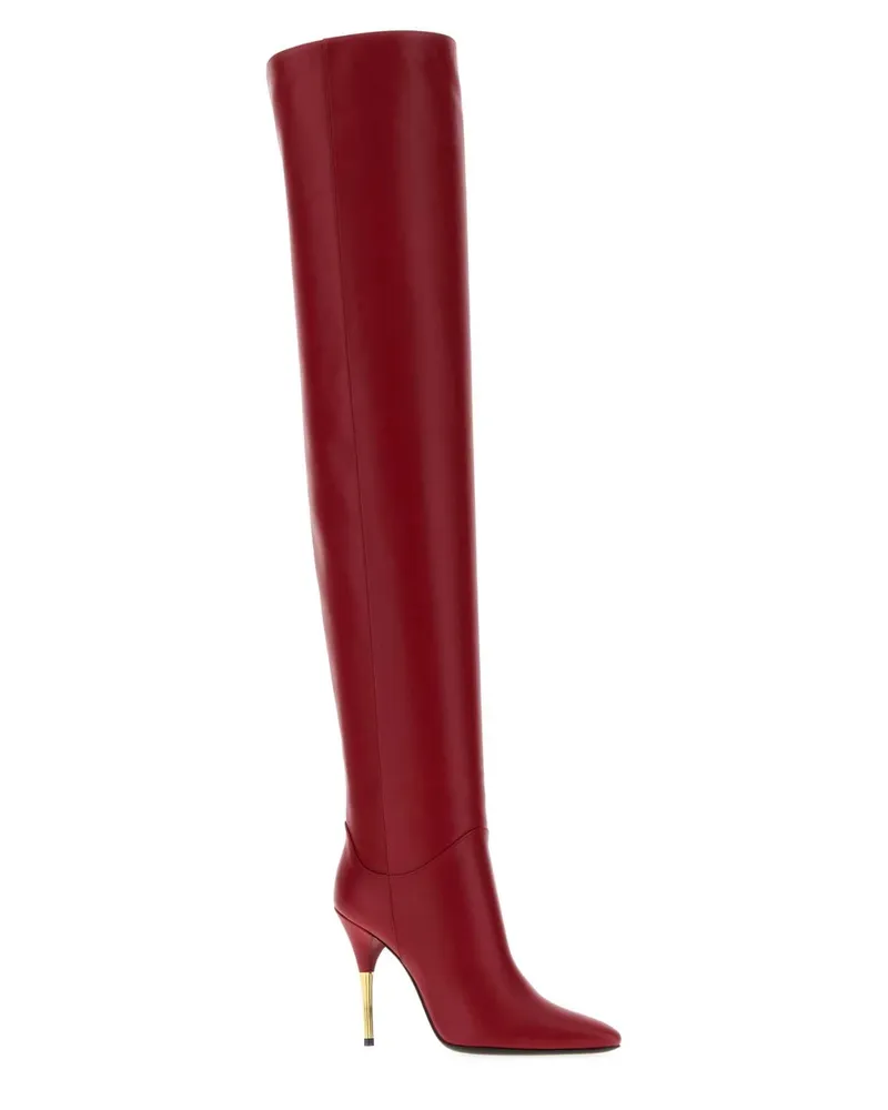 Valentino Garavani Knee Boot — Red Red