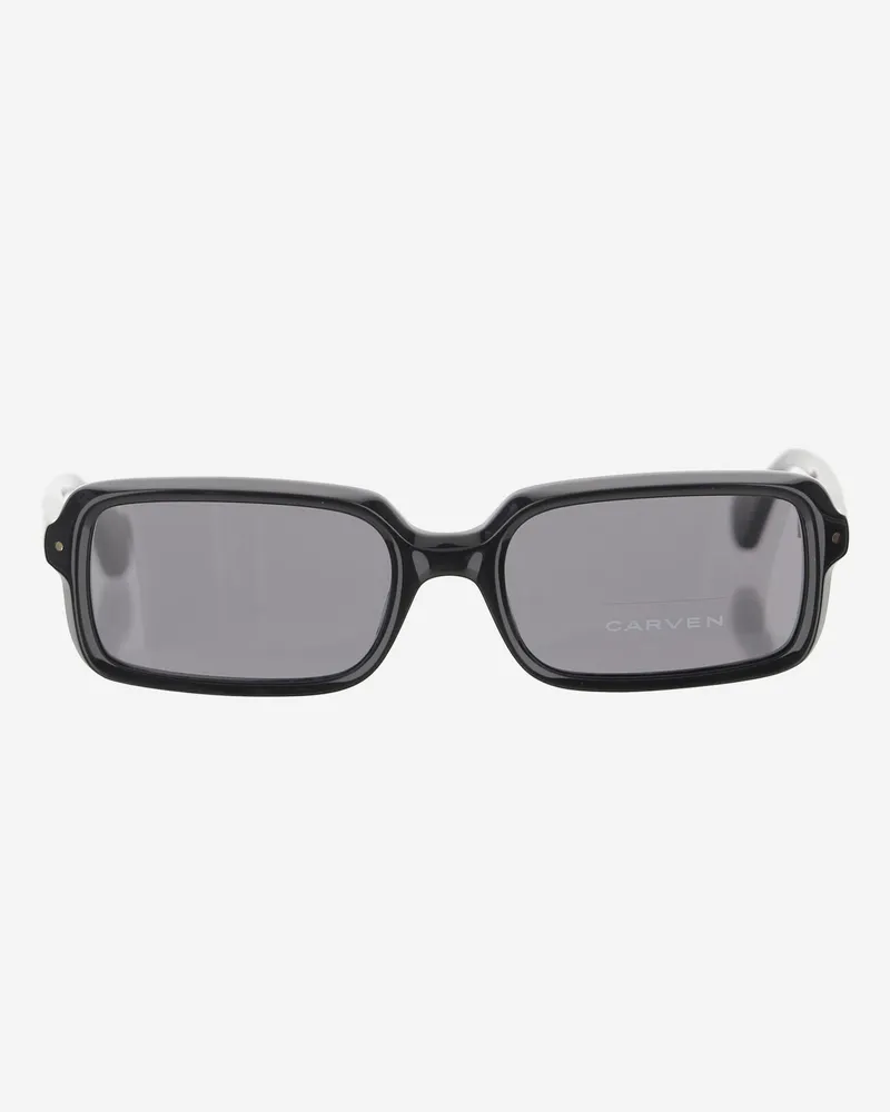 Carven Women's Square Acetate Sunglasses Black Black
