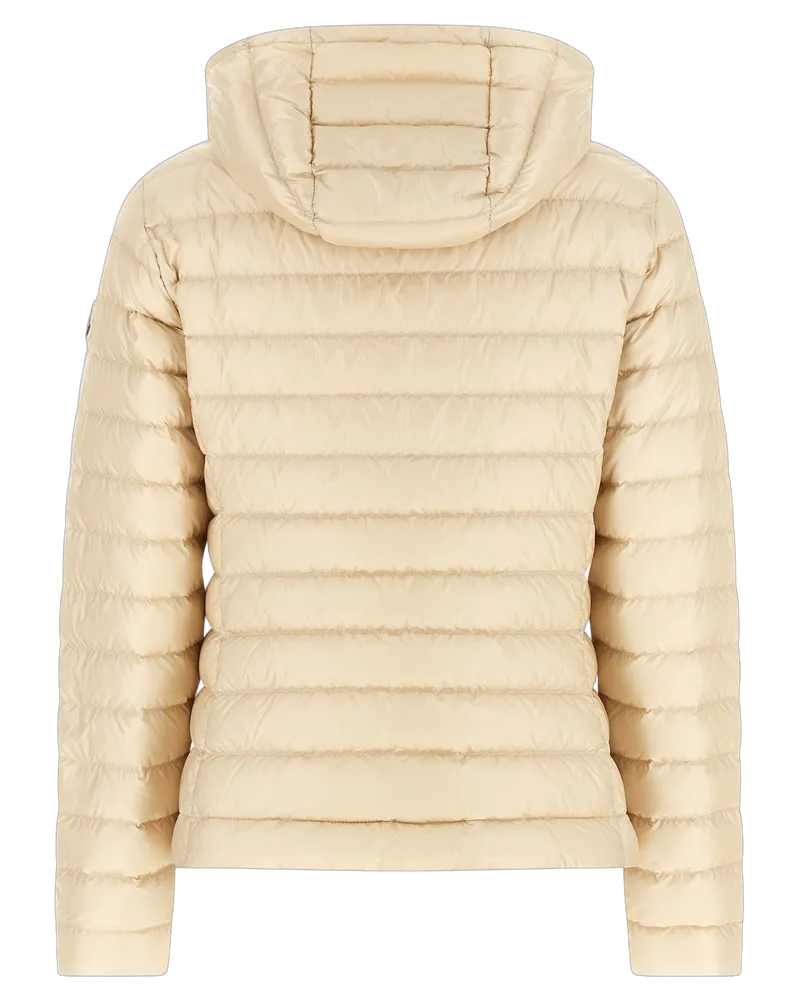 Moncler Women's Beige Polyamide Full-Length Jacket Clothing Beige