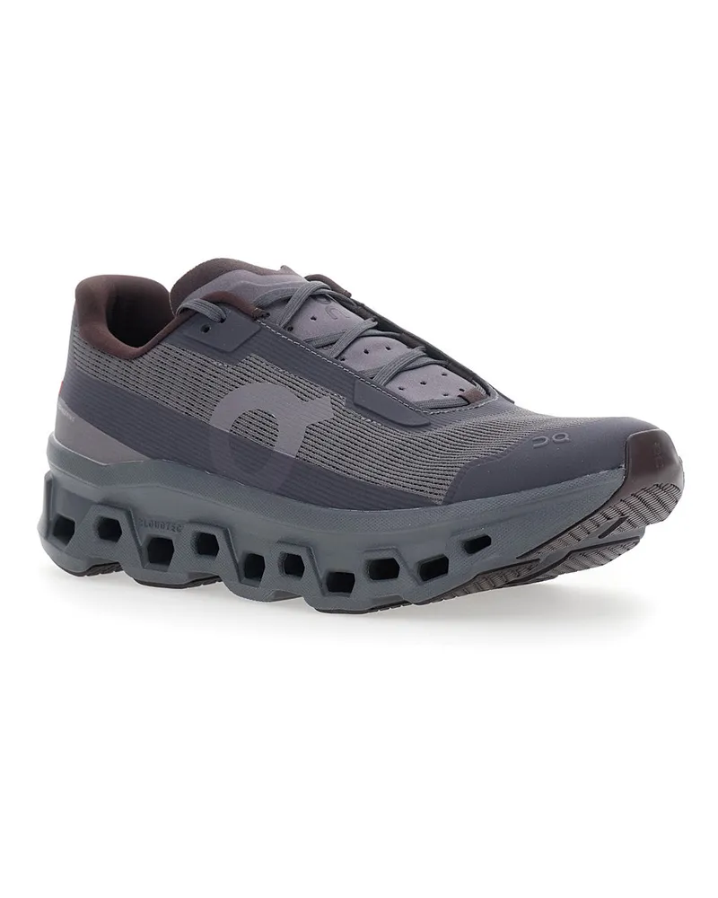 ON Men's Sneakers Tech Fabric Grey Trainers Gray