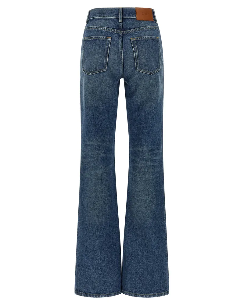 Chloé Palazzo Jeans — Blue Blue