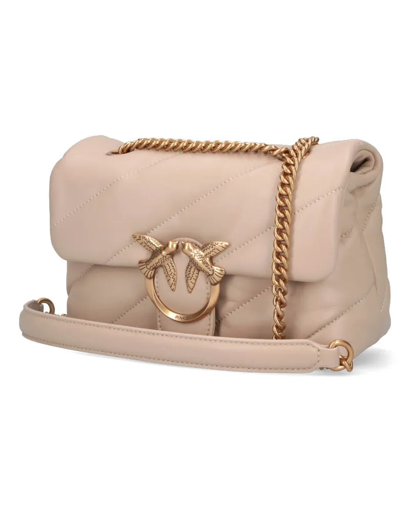 Pinko Women's Bags Beige Leather Beige
