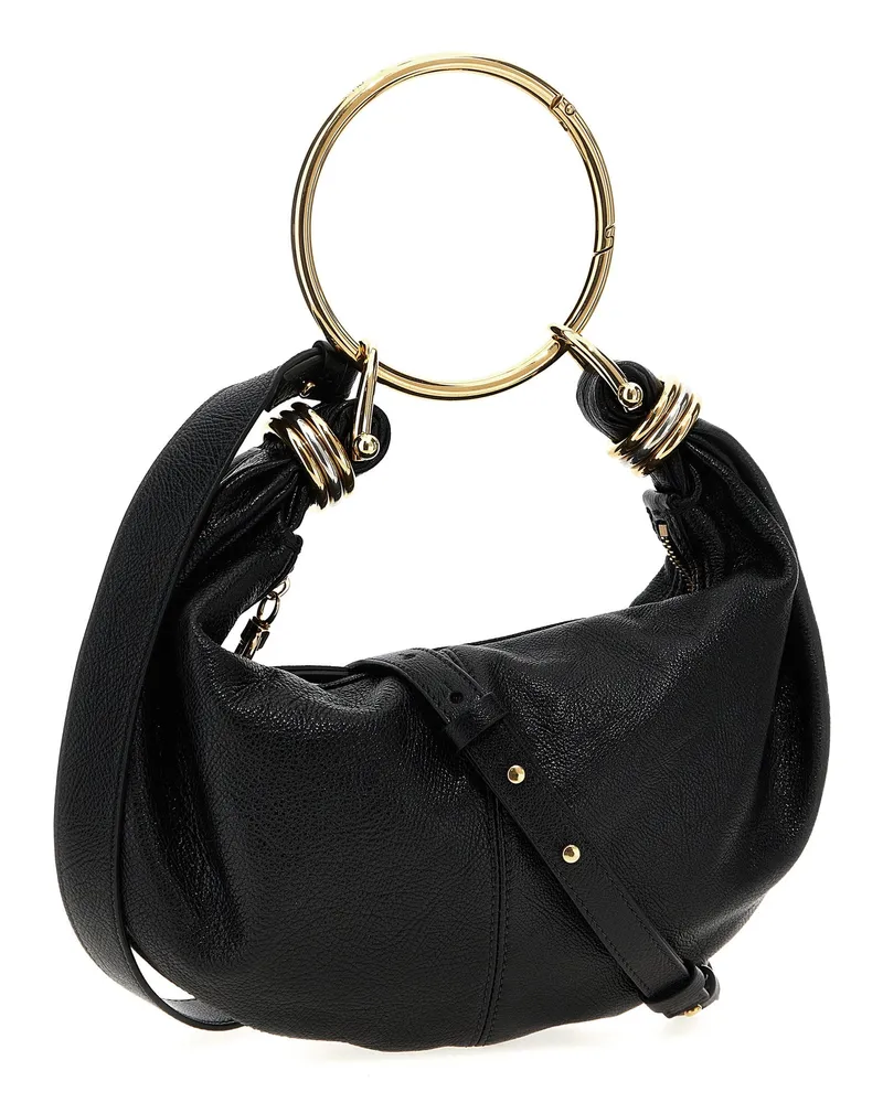Chloé Bracelet Hobo Piccola Top Handle Bag — Black Black