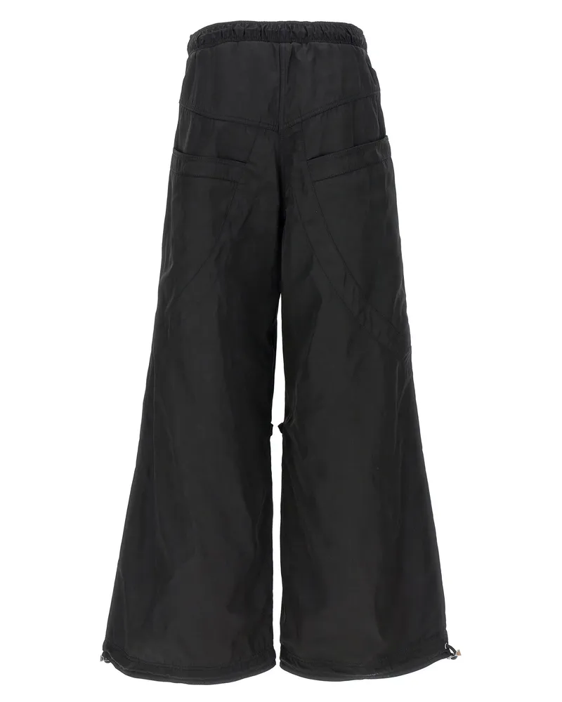 ATTICO Women's Black Polyester Casual Pants Black
