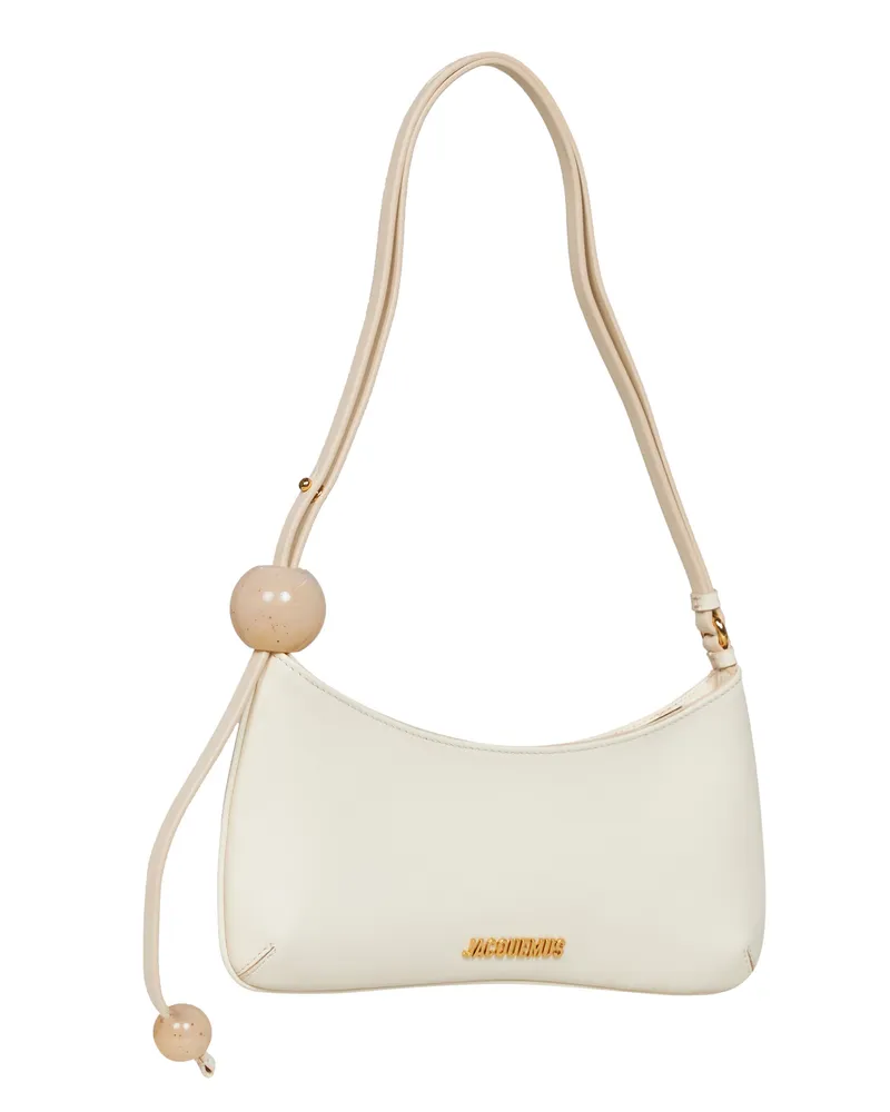 Jacquemus The Bisou Perle Shoulder Bag — Ivory Ivory