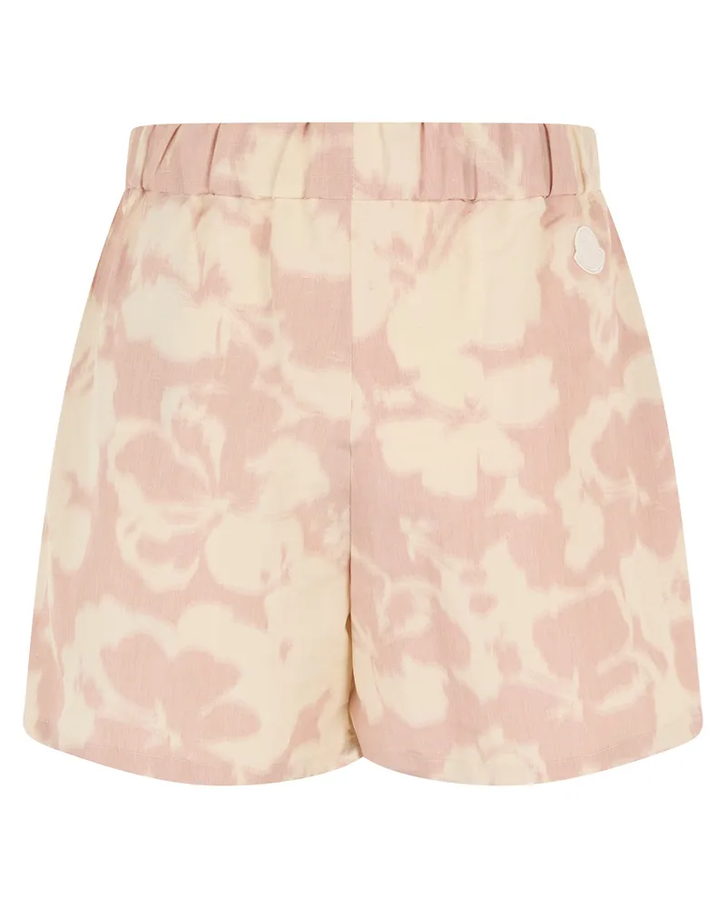 Moncler Women's Shorts Beige Polyester Beige