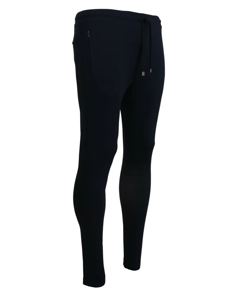 Dolce & Gabbana Cotton-Blend Sport Joggers — Navy Navy