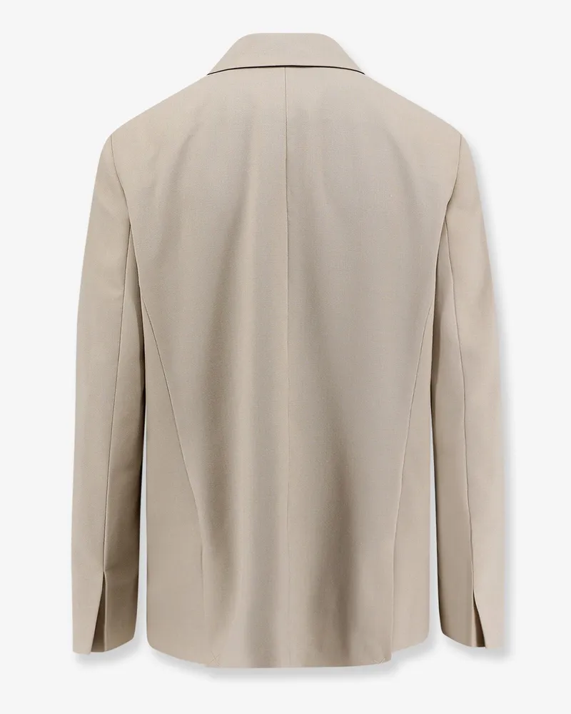 Closed Women's Blazer Virgin Wool Blend Beige Shell: Polyester Blazers Jacket Beige