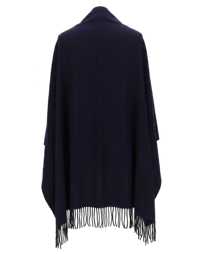 Givenchy Women's Bicolor Wool Scarf Navy