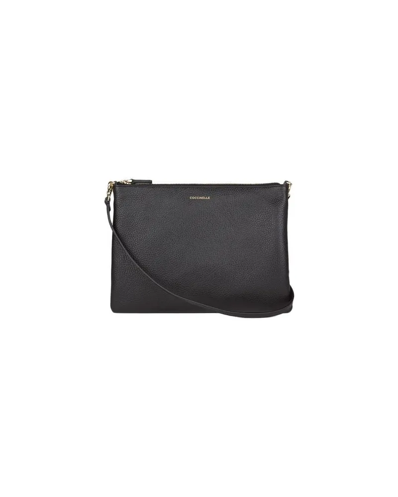 Coccinelle Women's Mini Crossbody Bag Black Cowhide - Crossbody-Bags Black